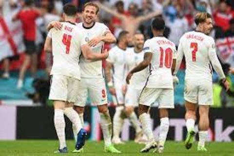 Harry Kane scored his first goal of the tournament